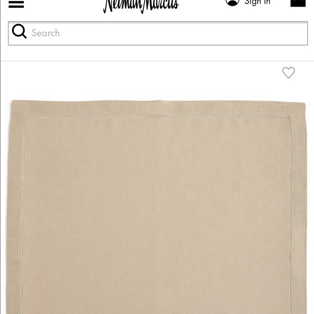 🍽SFERRA Linen Dinner Napkins